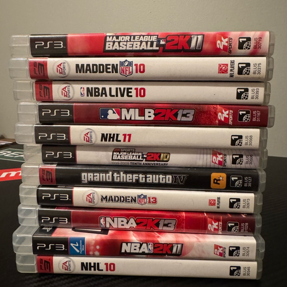 PS3 Sports and Action Game Bundle